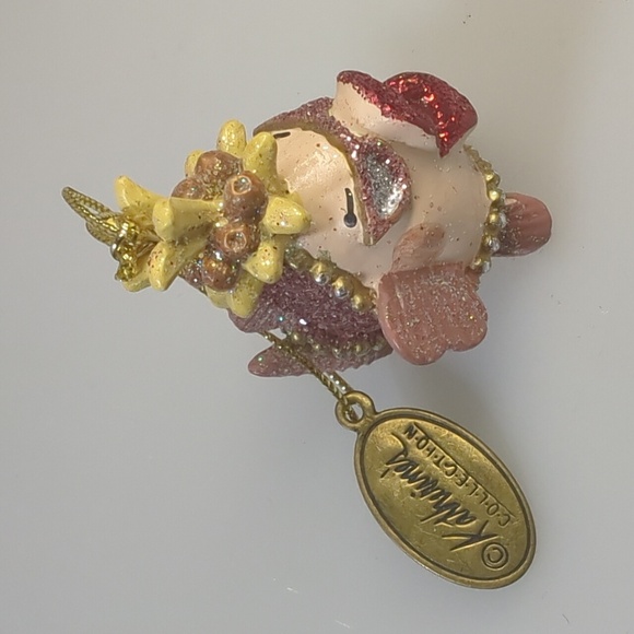 Katherine's Collection Samba Singer Kissing Fish Ornament - Picture 2 of 5